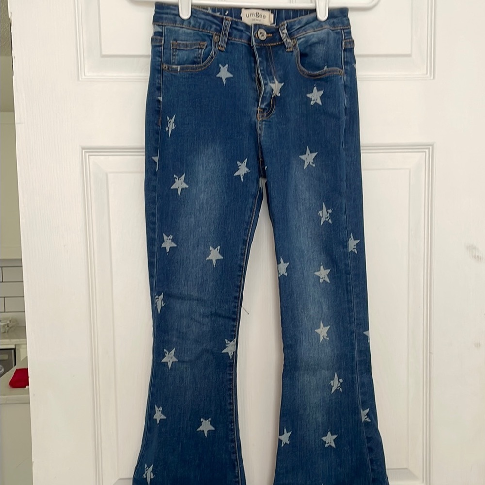 Umgee Blue Flare Star Jeans